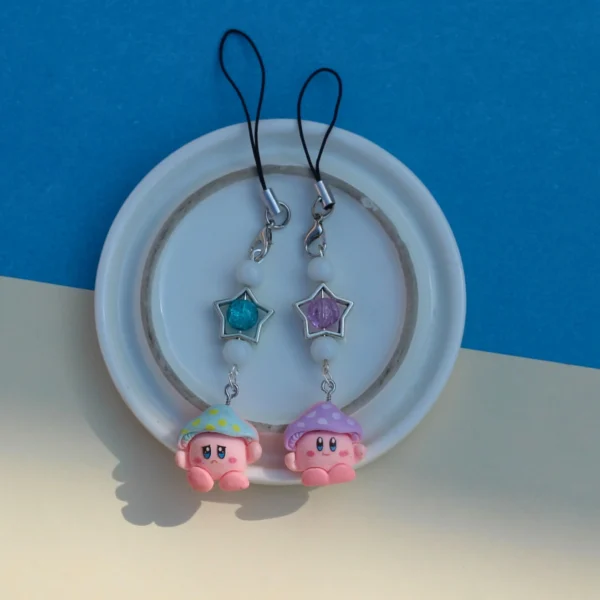 Kirby Star Phone Charm -9