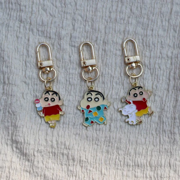 Shin Chan Enamel Keychain -8