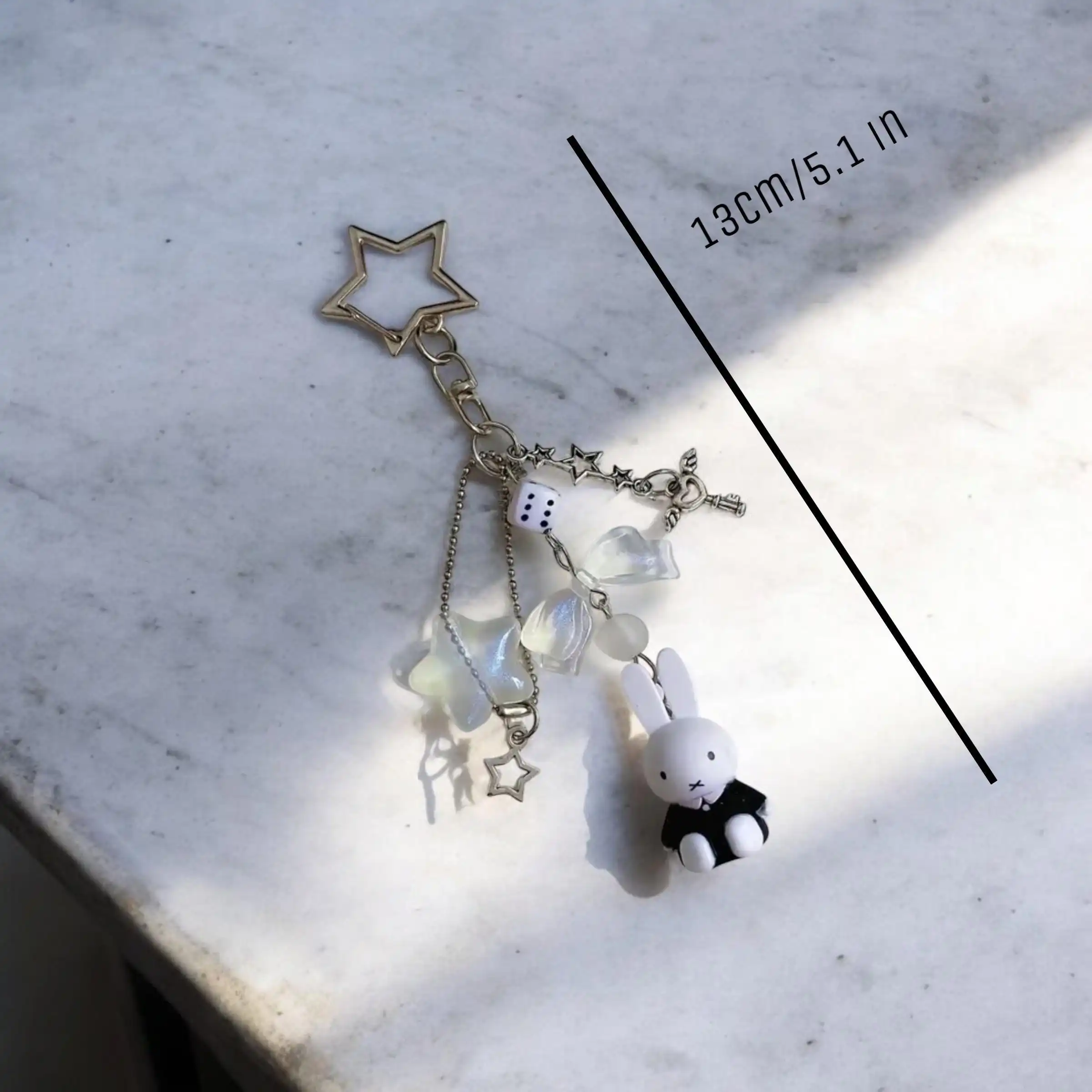 Aesthetic Miffy Charm Keychain -12