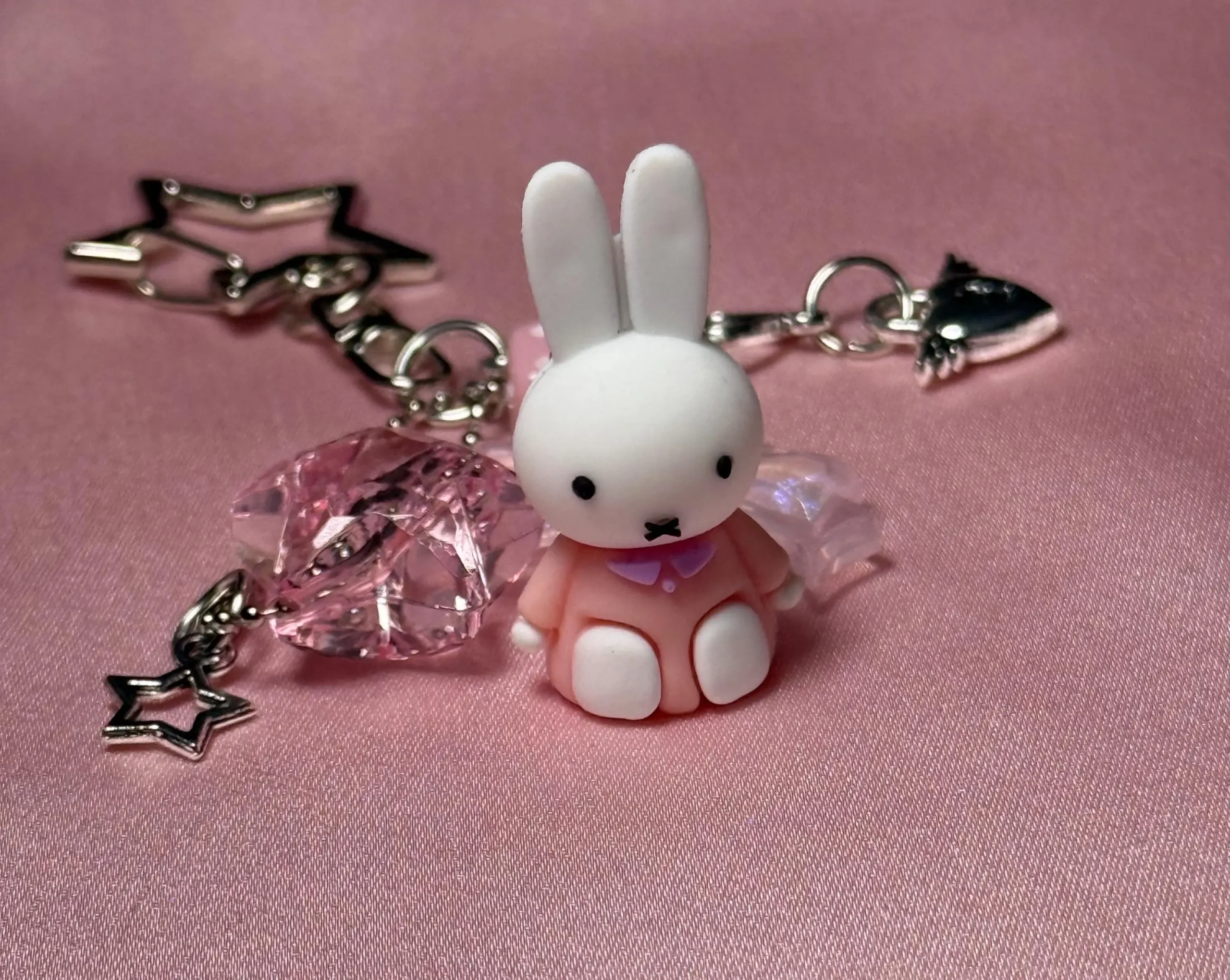 Aesthetic Miffy Charm Keychain -5