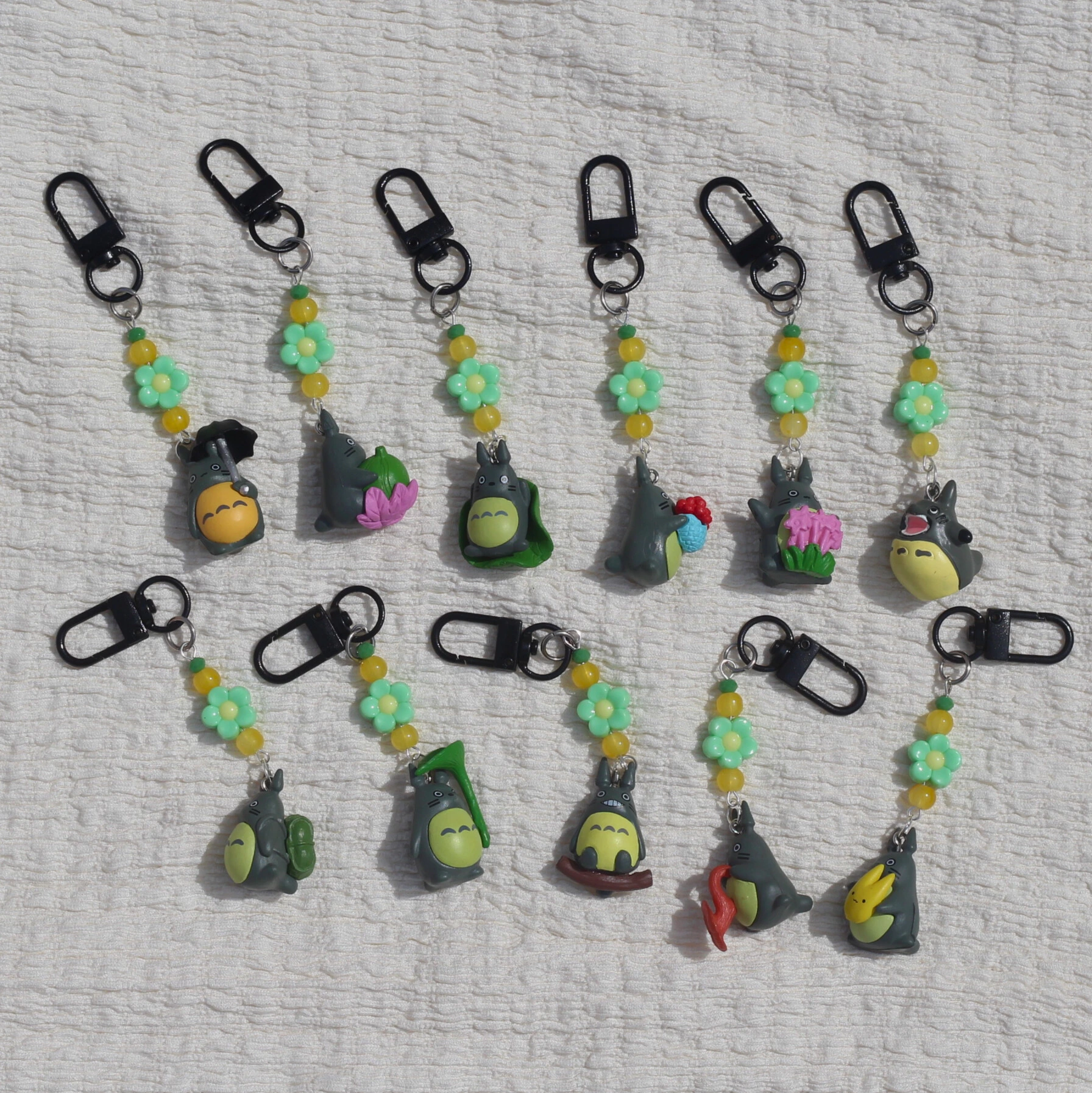 Cute Totoro Mini Figure Keychains -4