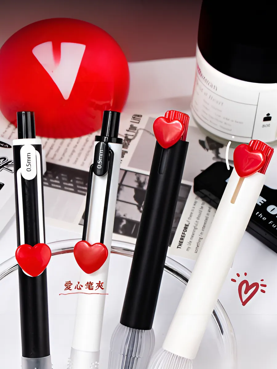 Pinteresty Heart Theme Pen Set -6