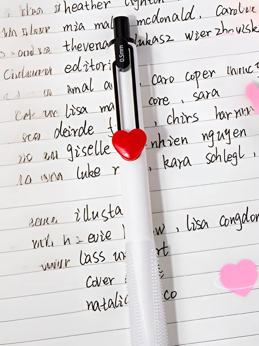 Pinteresty Heart Theme Pen Set -5