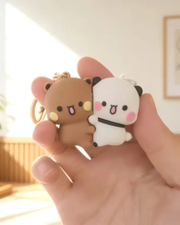 Bubu Dubu Magnetic Couple Keychain -5