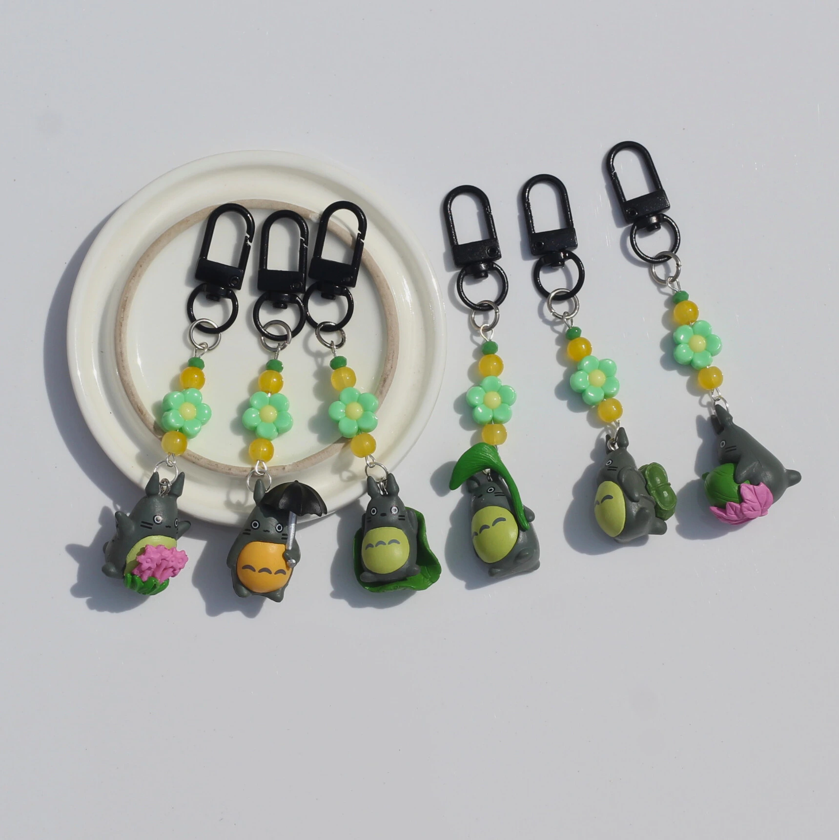 Cute Totoro Mini Figure Keychains -2