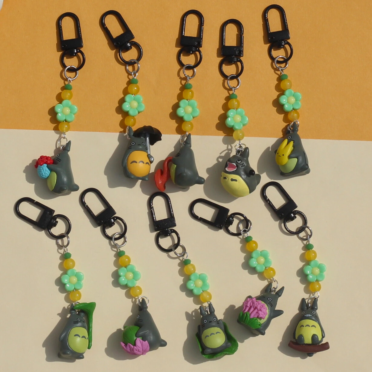 Cute Totoro Mini Figure Keychains -7