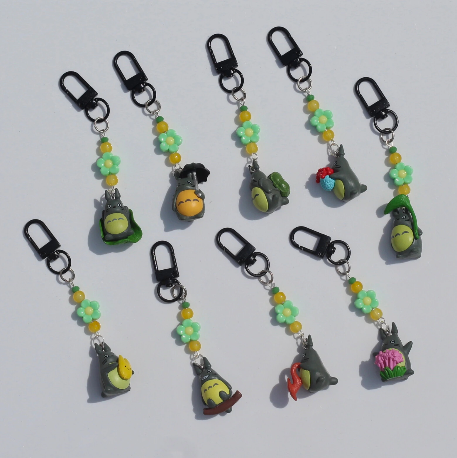Cute Totoro Mini Figure Keychains -1