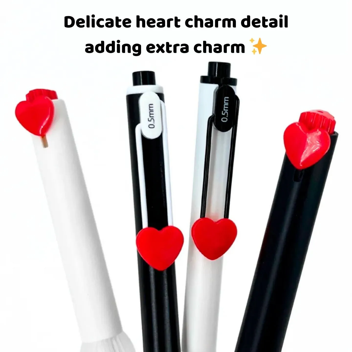 Pinteresty Heart Theme Pen Set -9
