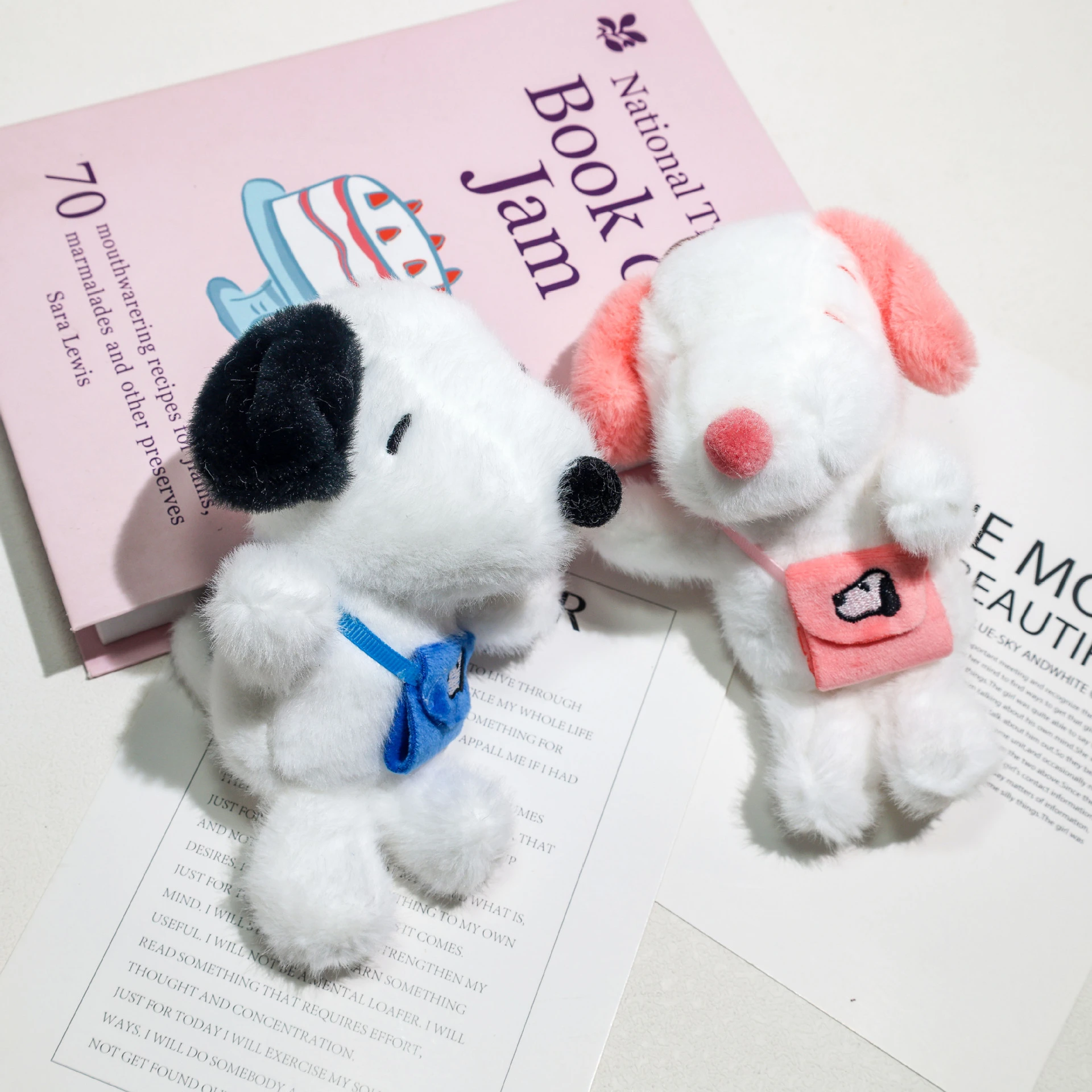 Cute Snoopy Plushie Keychain -2
