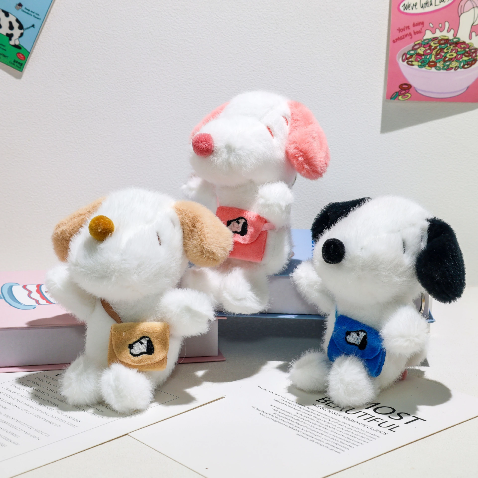 Cute Snoopy Plushie Keychain -1
