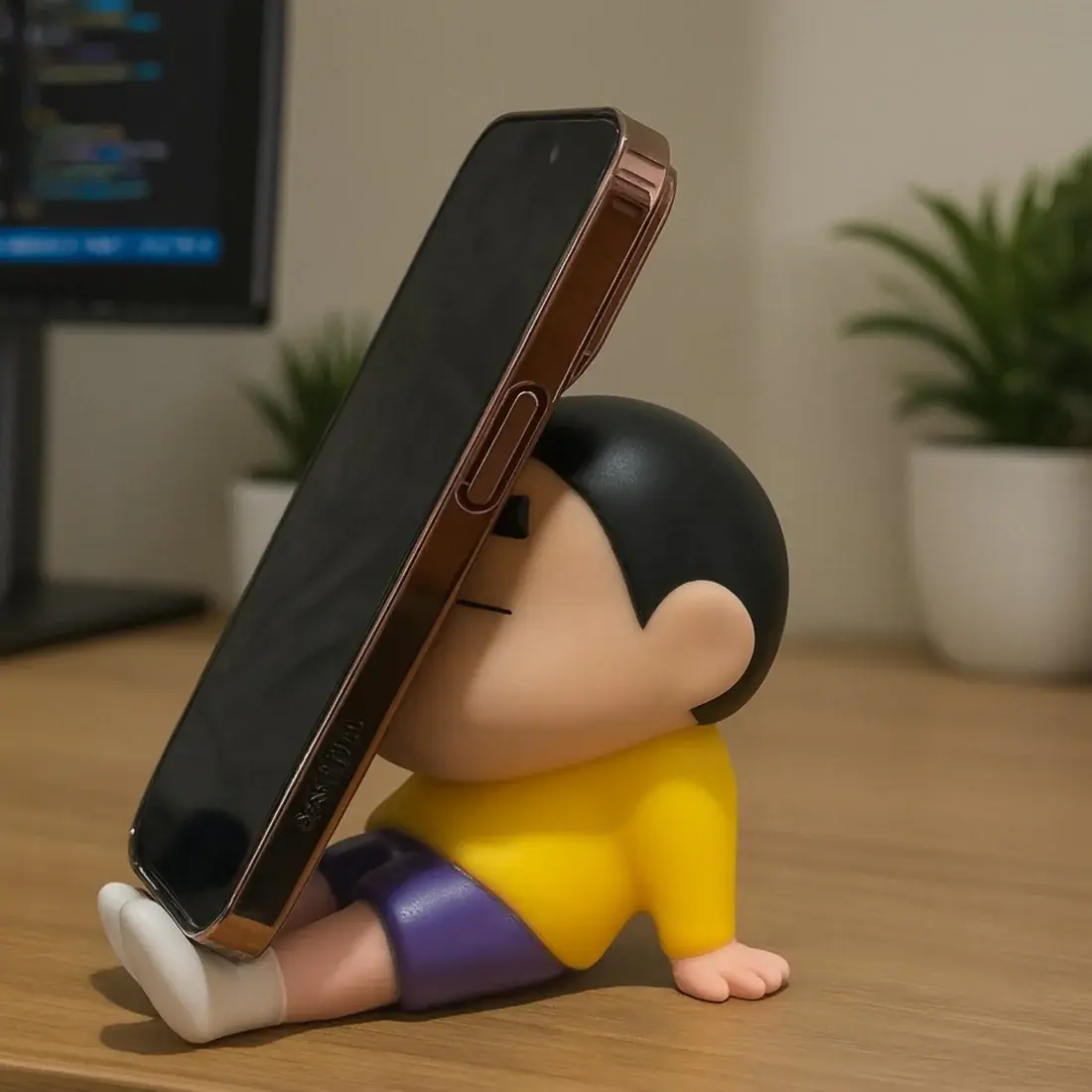 Crayon Shin Chan Figure Phone Stand -2