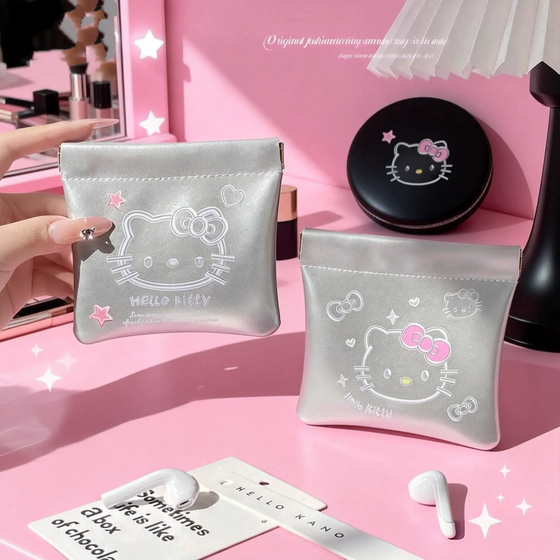 Aesthetic Hello Kitty Utility Pouch -2