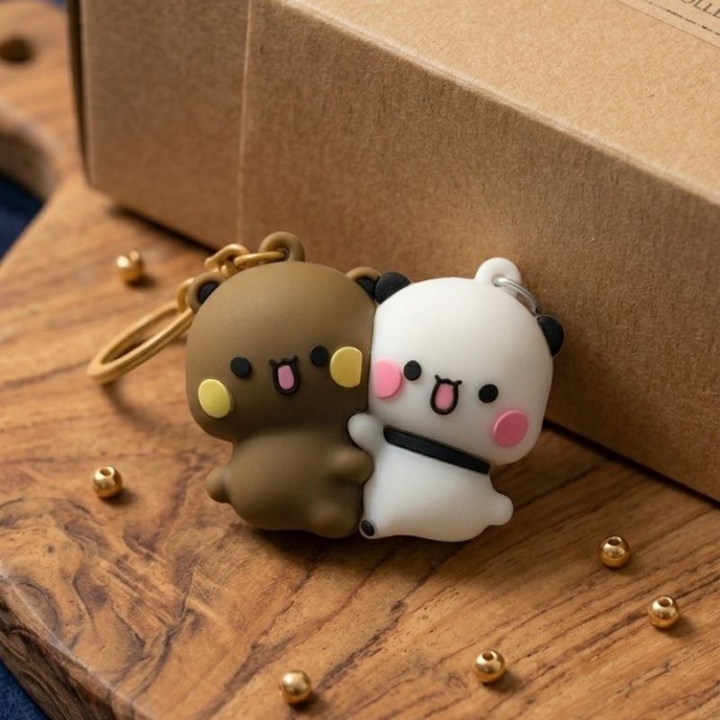 Bubu Dubu Magnetic Couple Keychain -1