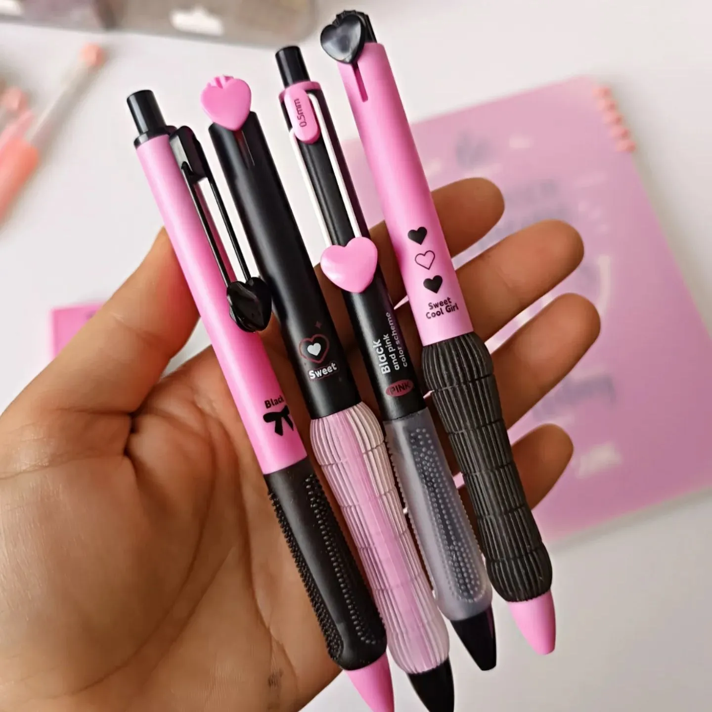 Pinteresty Heart Theme Pen Set -11