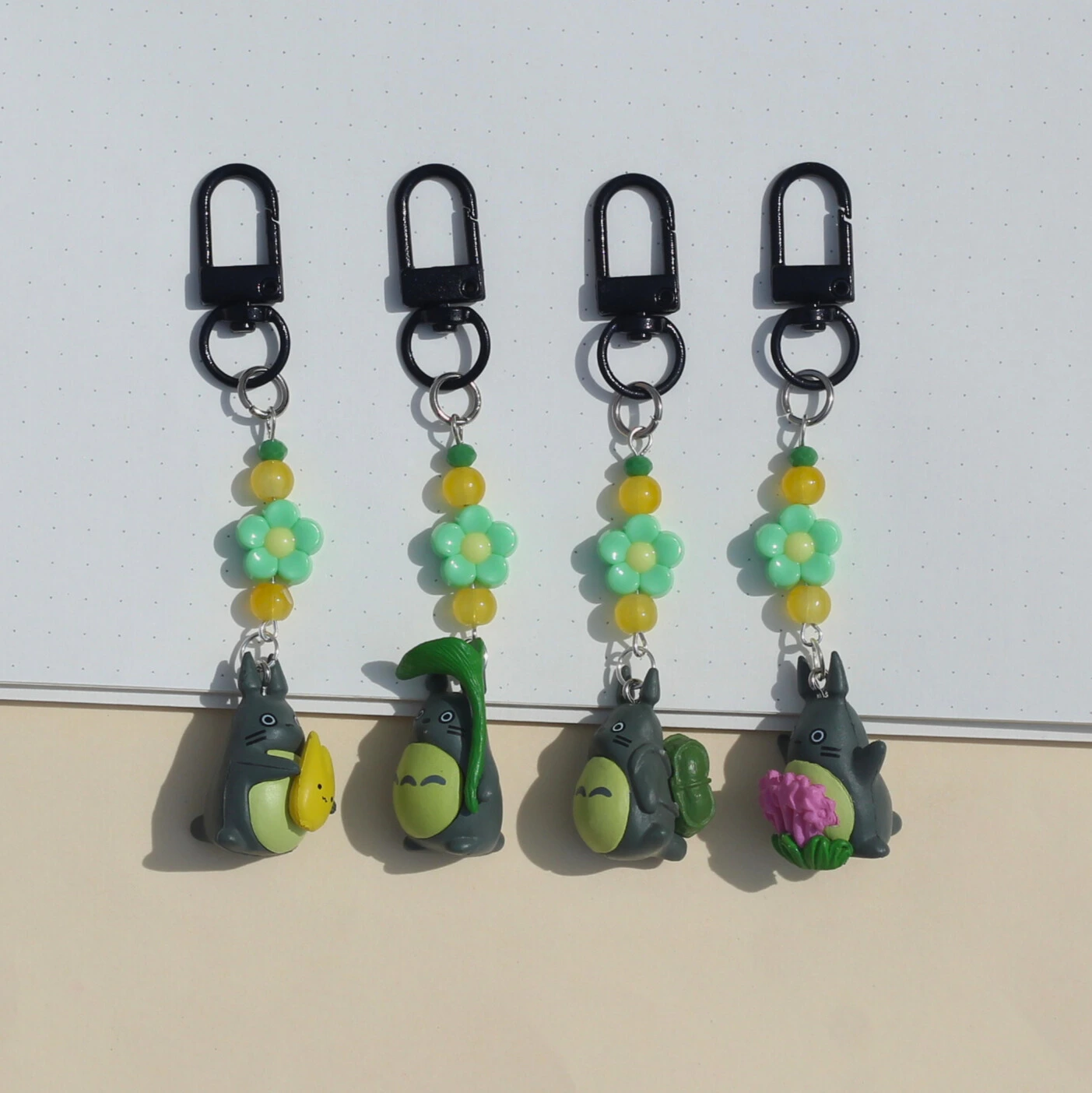Cute Totoro Mini Figure Keychains -3