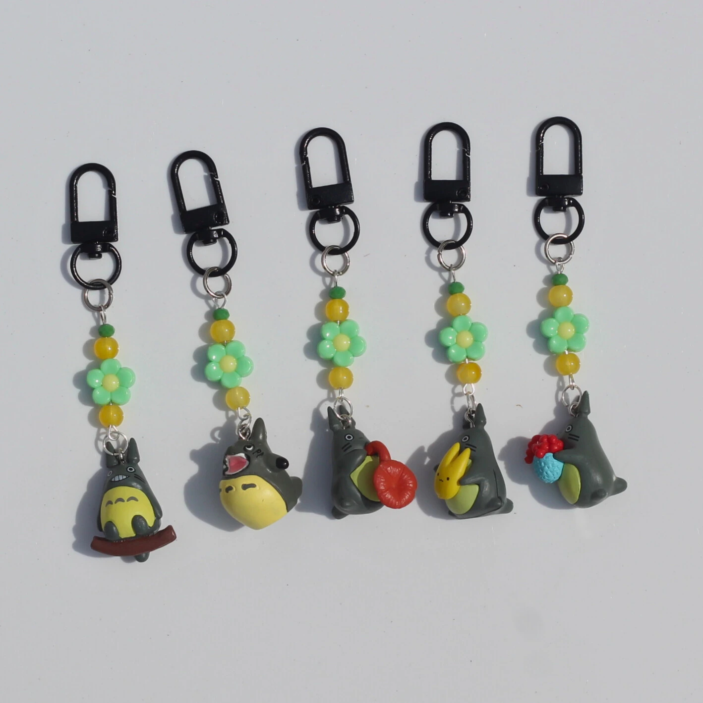 Cute Totoro Mini Figure Keychains -9