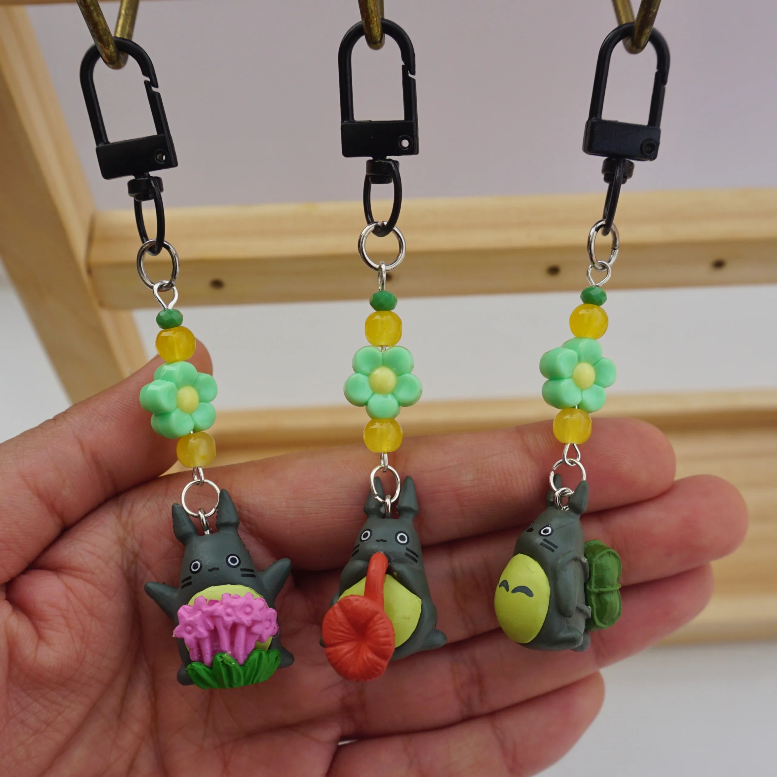 Cute Totoro Mini Figure Keychains -8