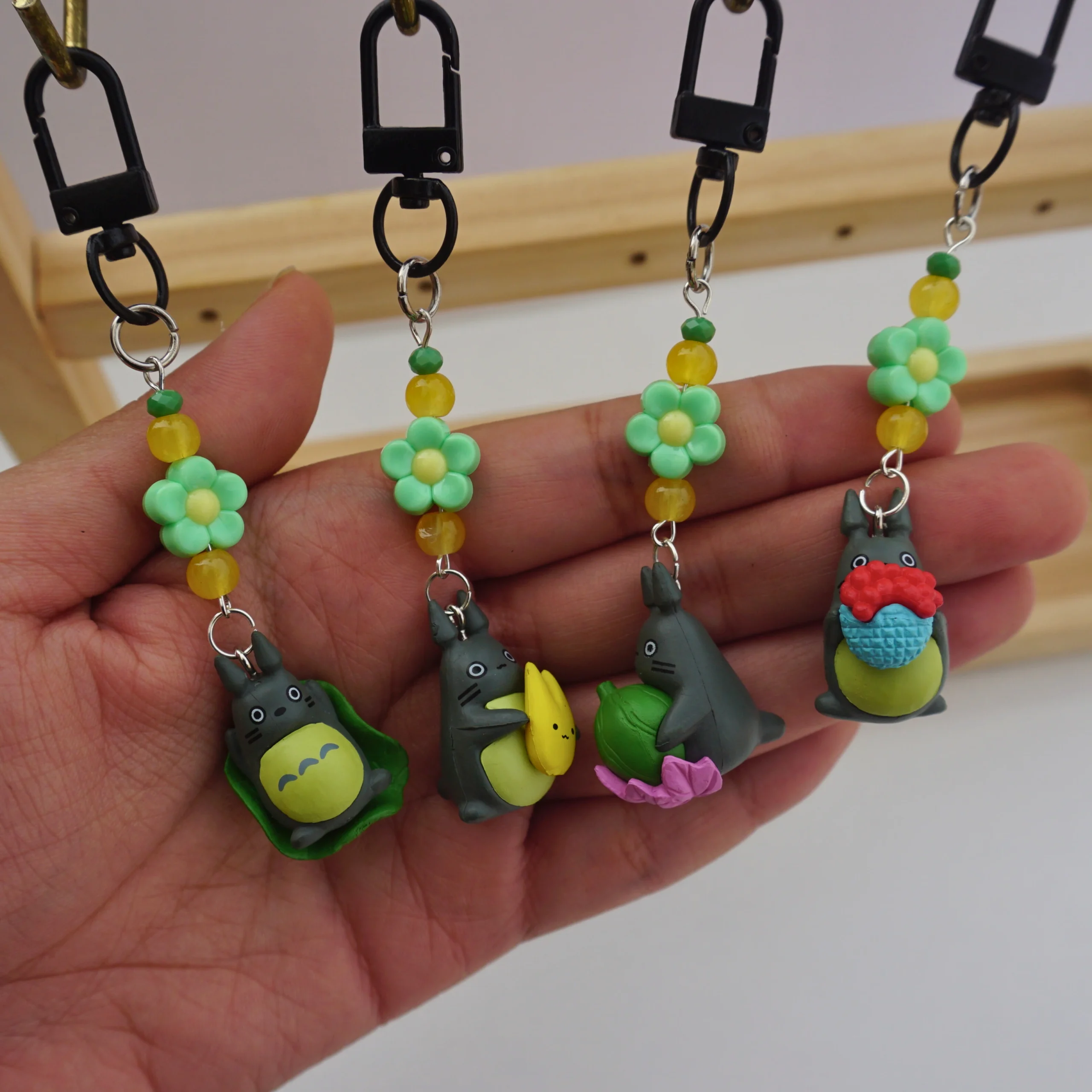 Cute Totoro Mini Figure Keychains -10