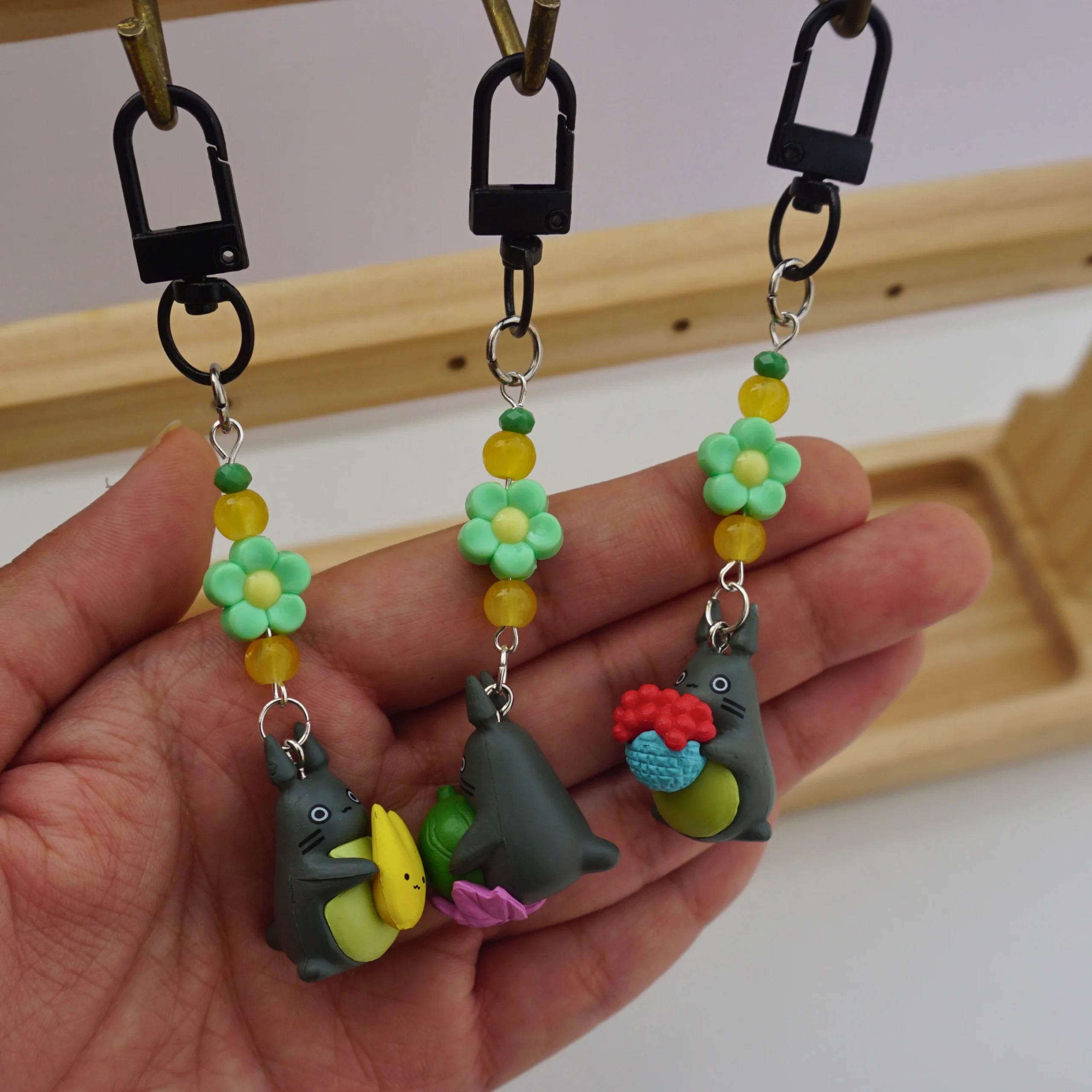 Cute Totoro Mini Figure Keychains -11