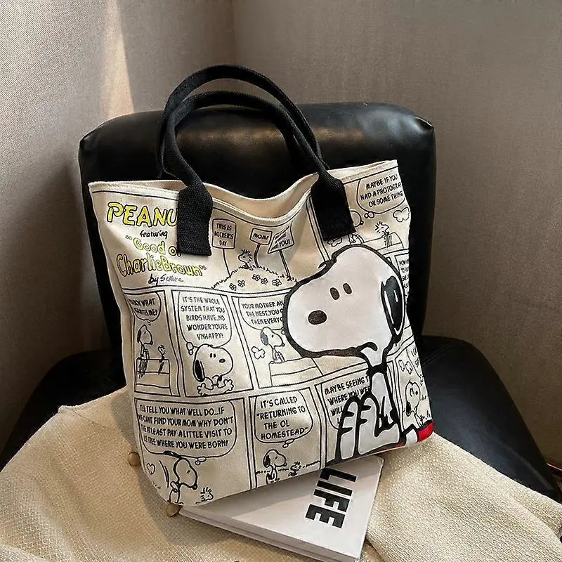 Snoopy Canvas Tote Bag -8