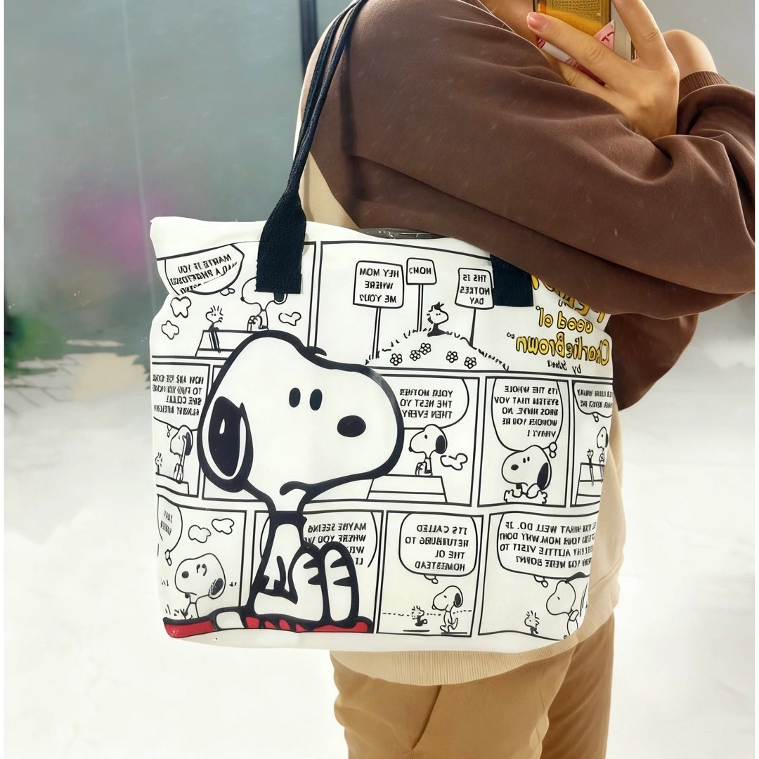 Snoopy Canvas Tote Bag -7