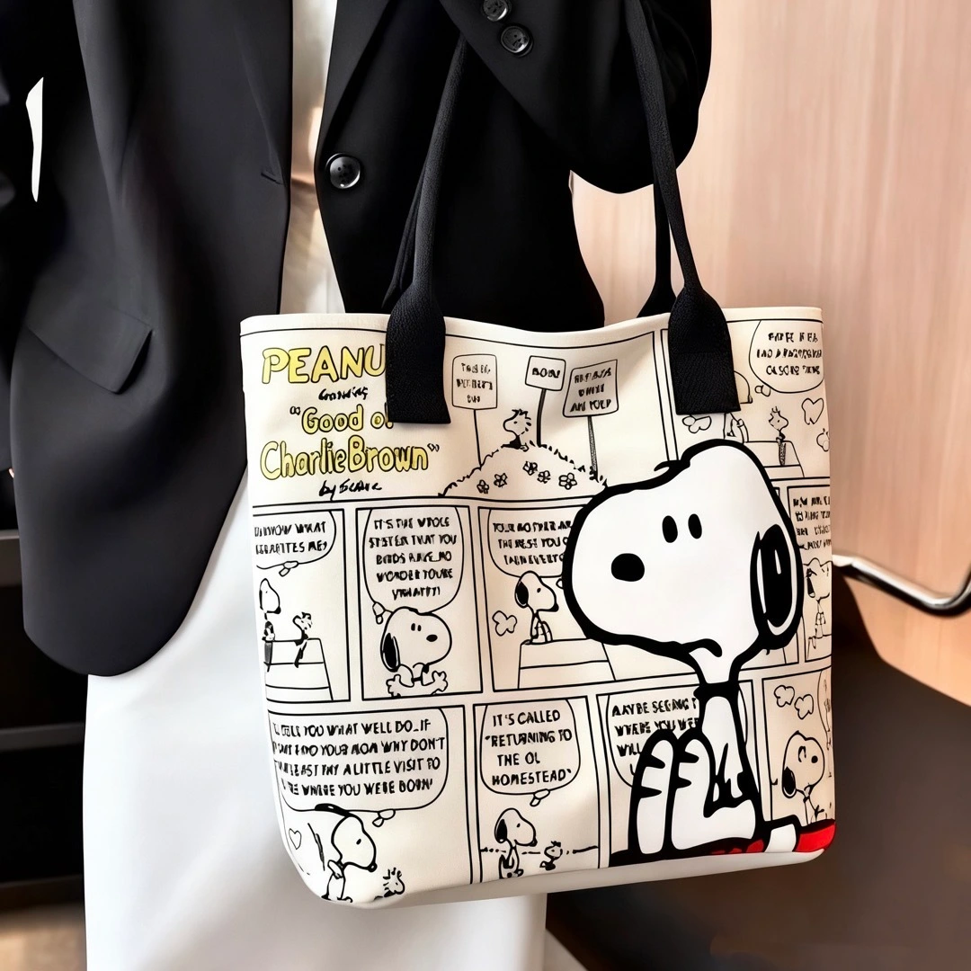 Snoopy Canvas Tote Bag -1