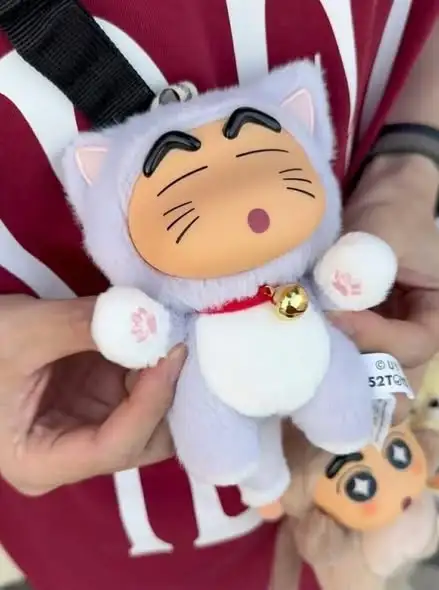 52TOYS Shin Chan Big Tail Series Plush Keychain Blind Box -5