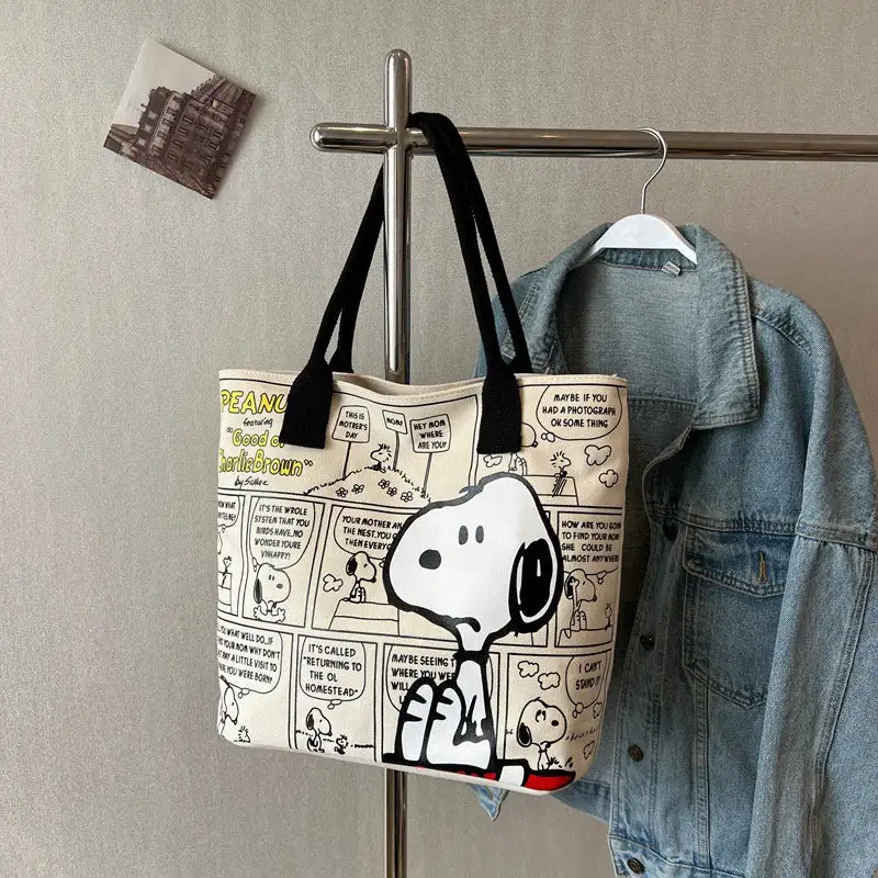 Snoopy Canvas Tote Bag -6
