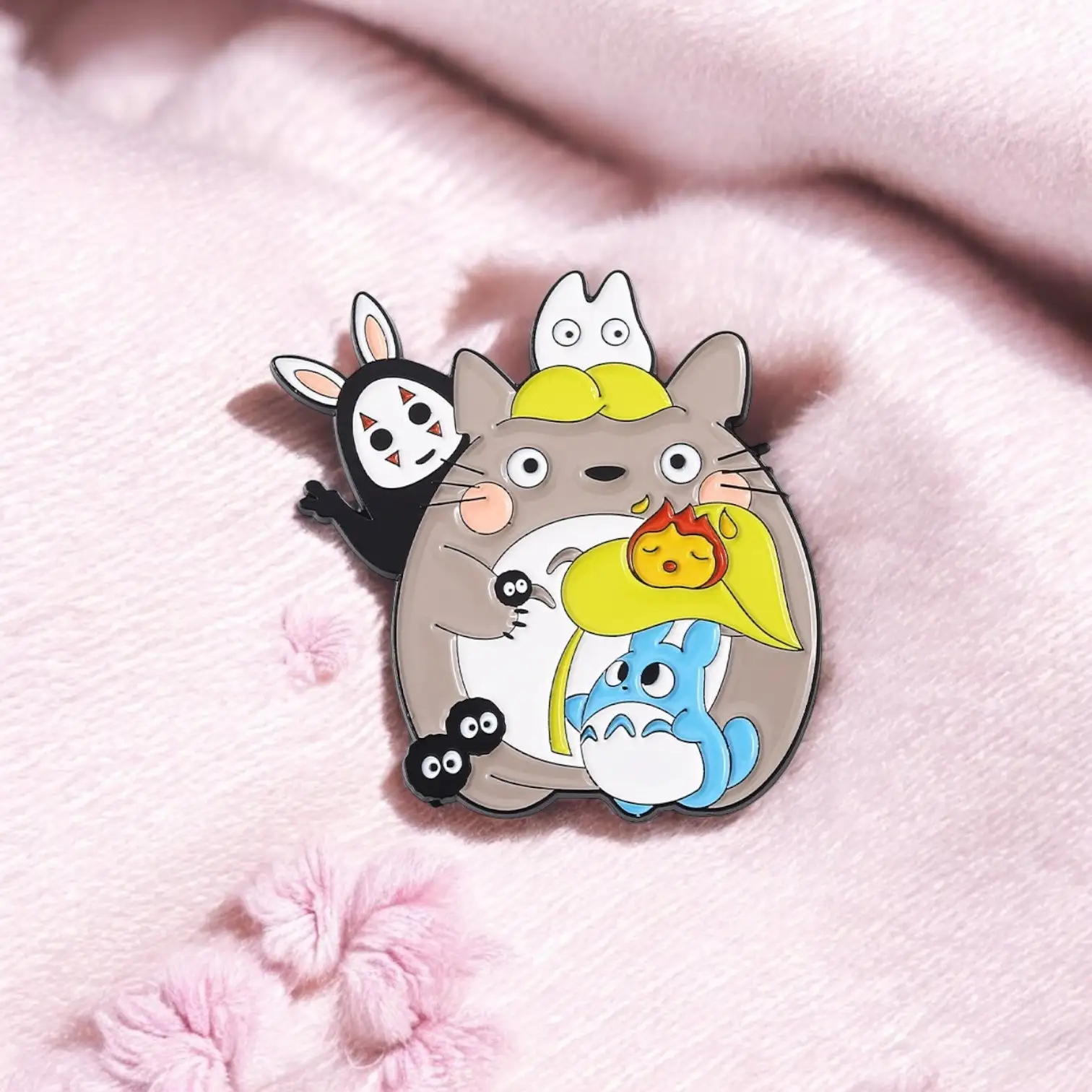 Totoro and Friends Enamel Pin -7