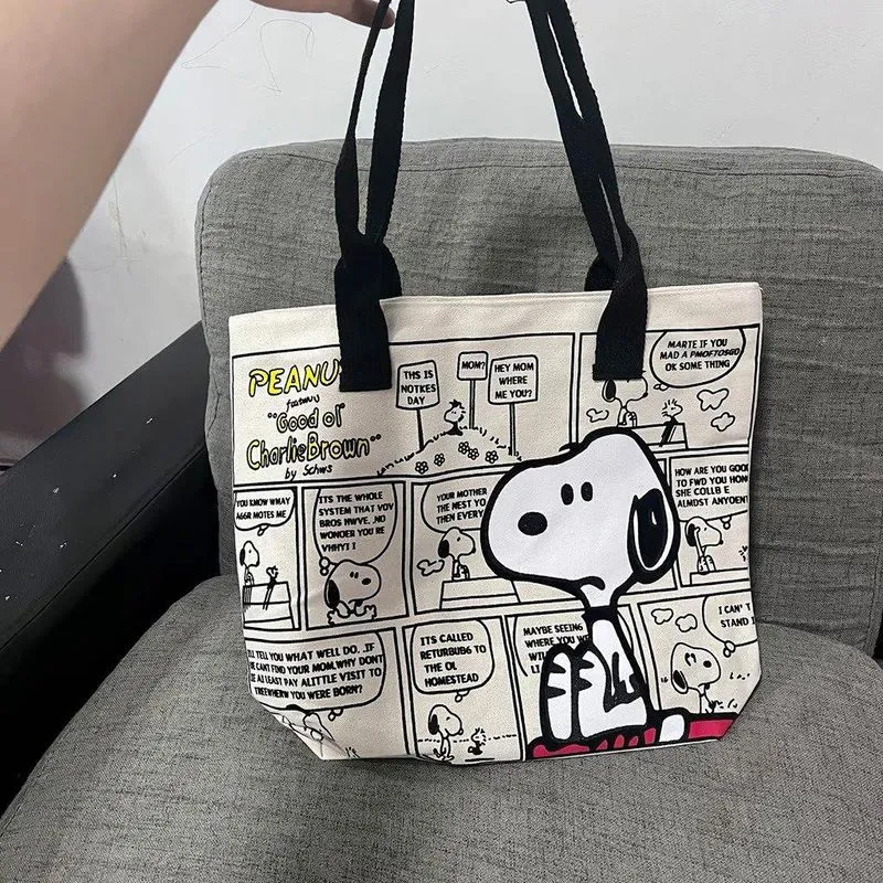 Snoopy Canvas Tote Bag -2