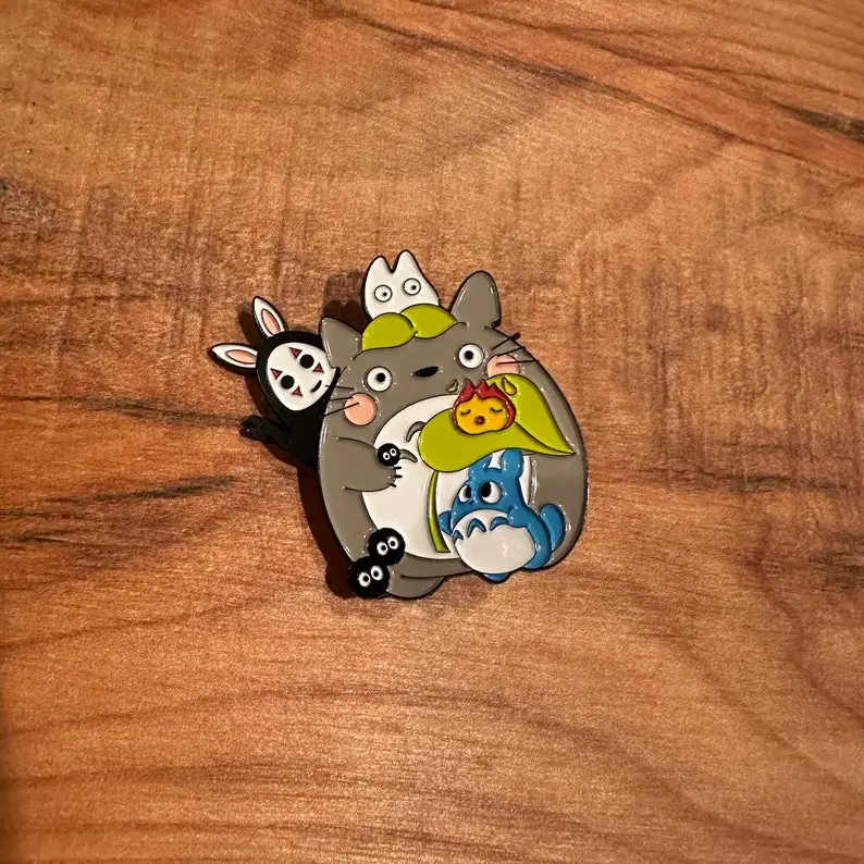 Totoro and Friends Enamel Pin -6