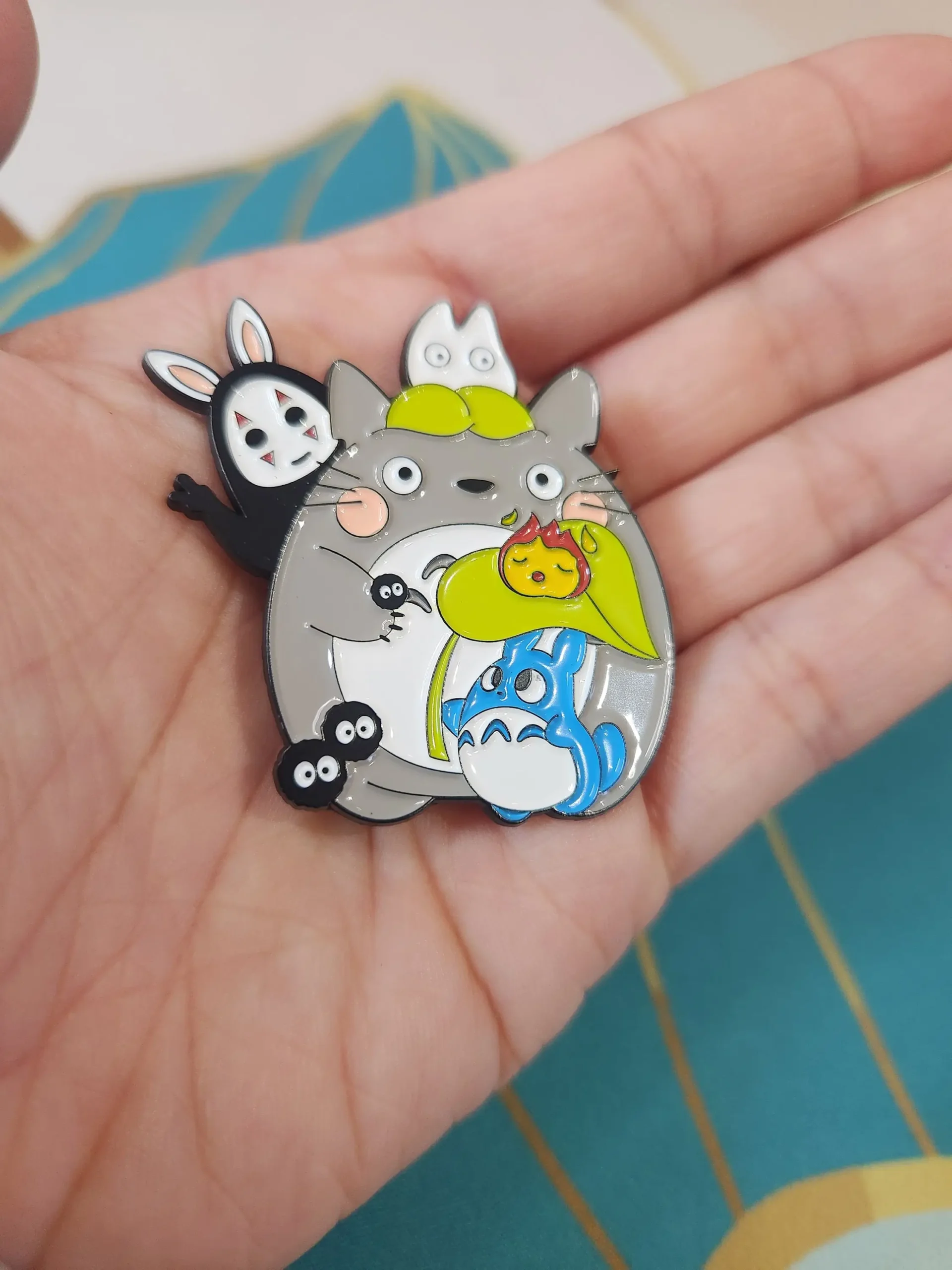 Totoro and Friends Enamel Pin -8