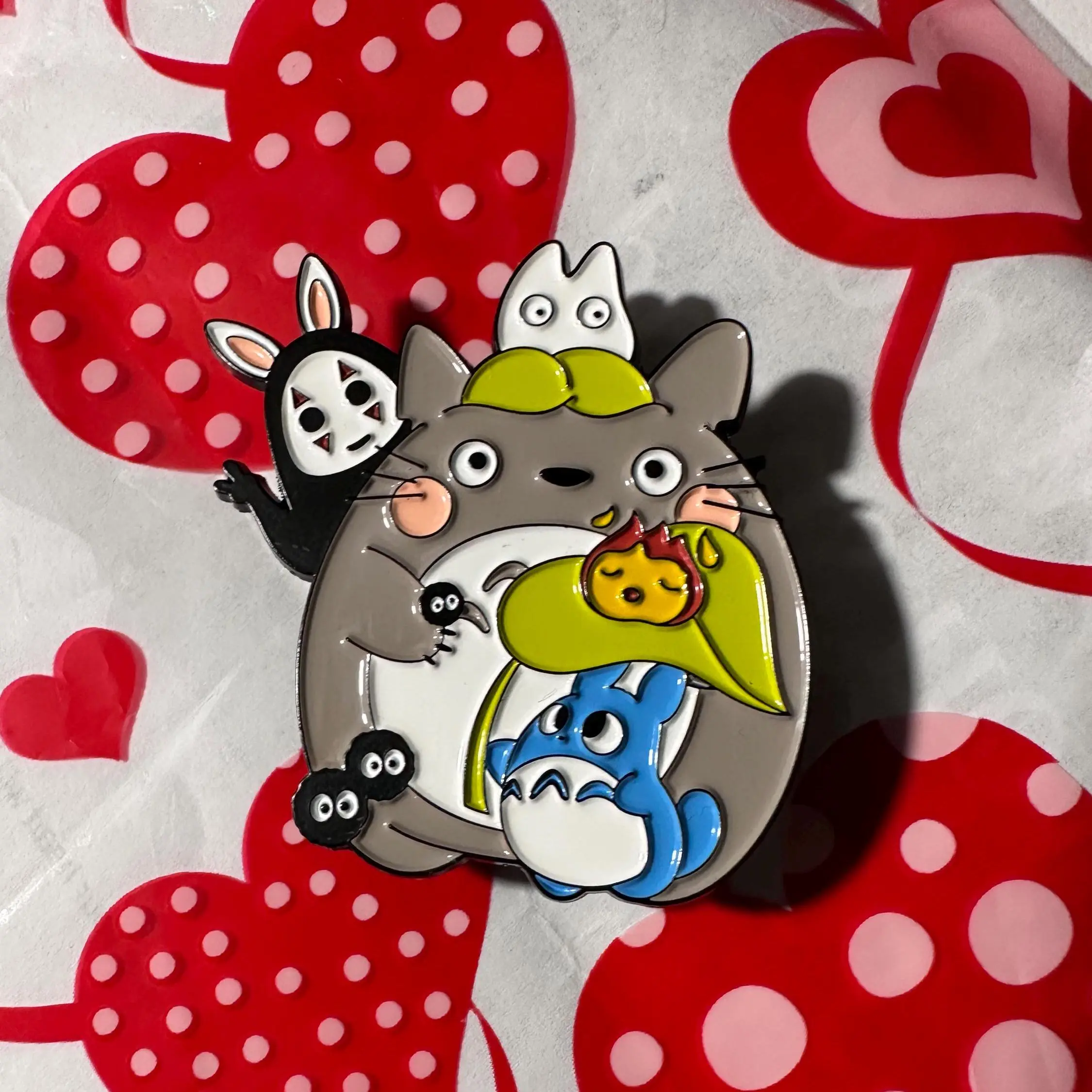 Totoro and Friends Enamel Pin -1
