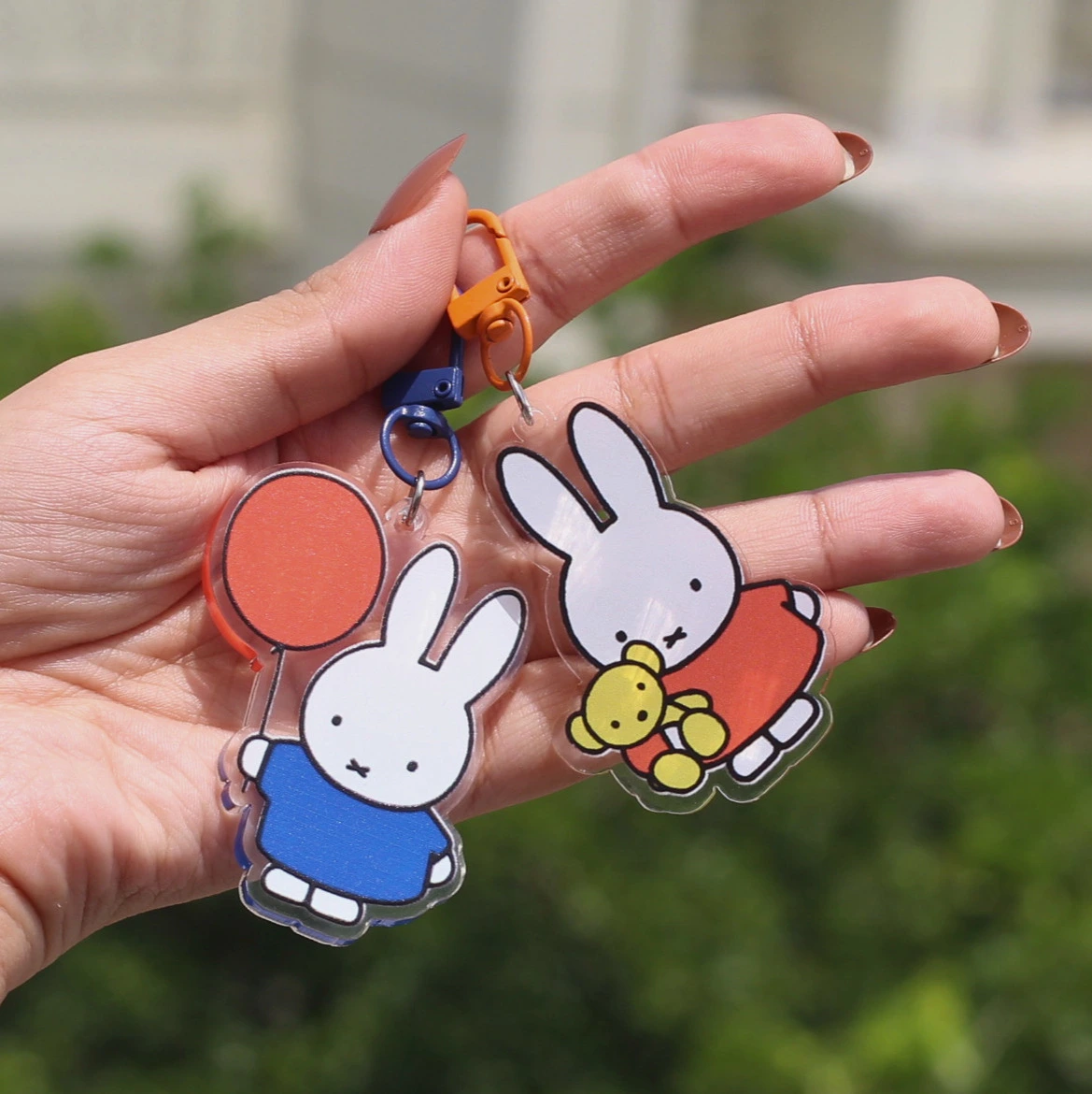 Cute Miffy Acrylic Keychain -12