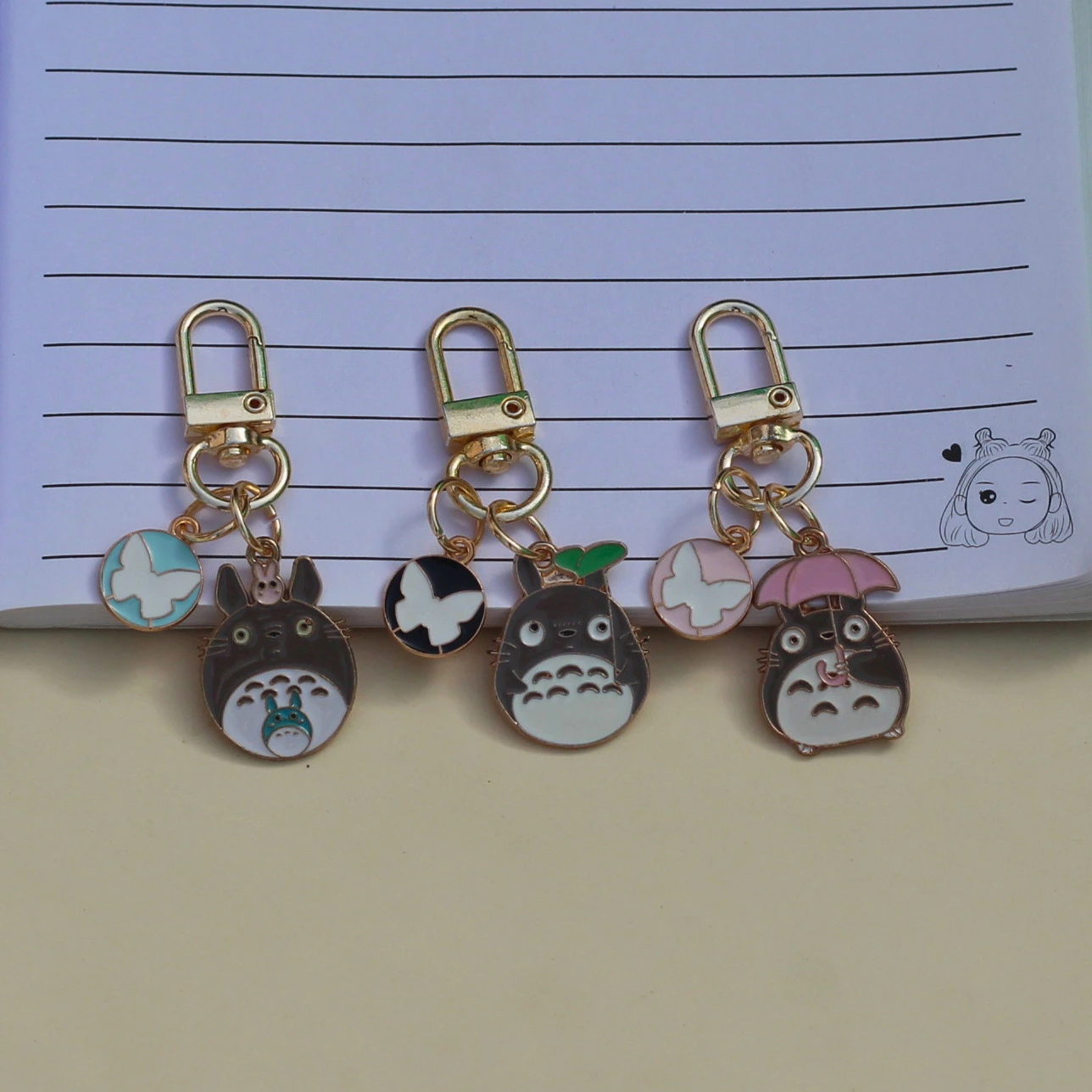 My Neighbor Totoro Charm Keychains - Totoro Merchandise India
