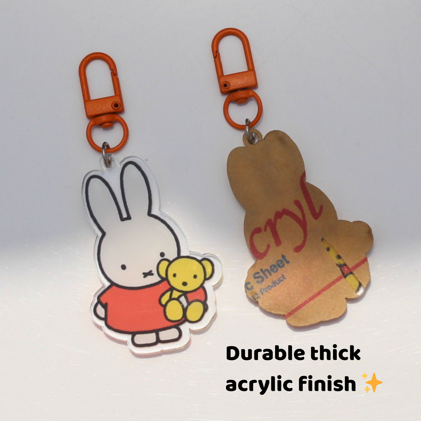 Cute Miffy Acrylic Keychain -8