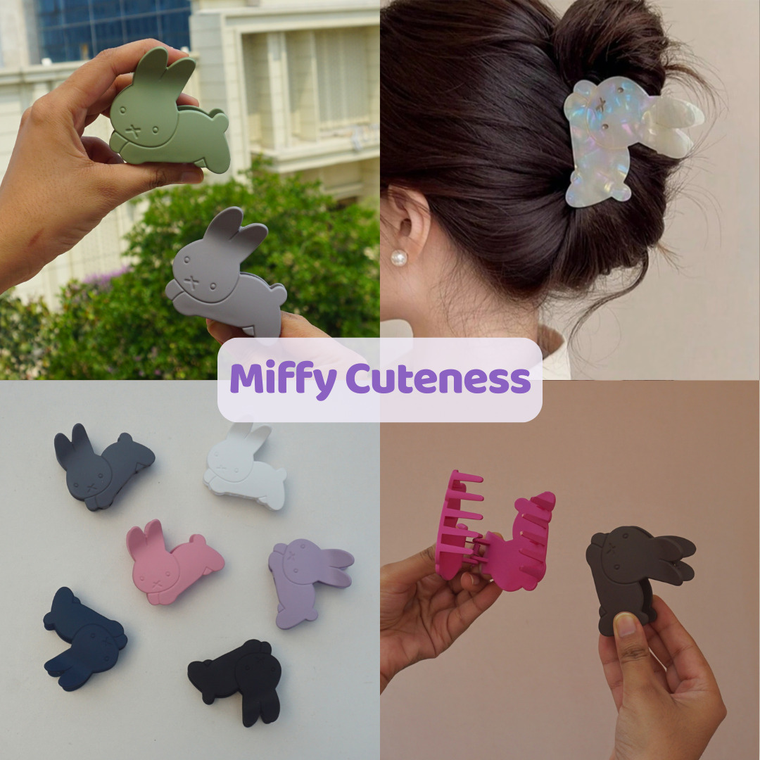 Cute Miffy Hair Claws -16
