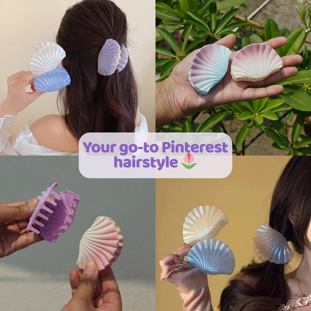 Aesthetic Sea Shell Hair Claws -10