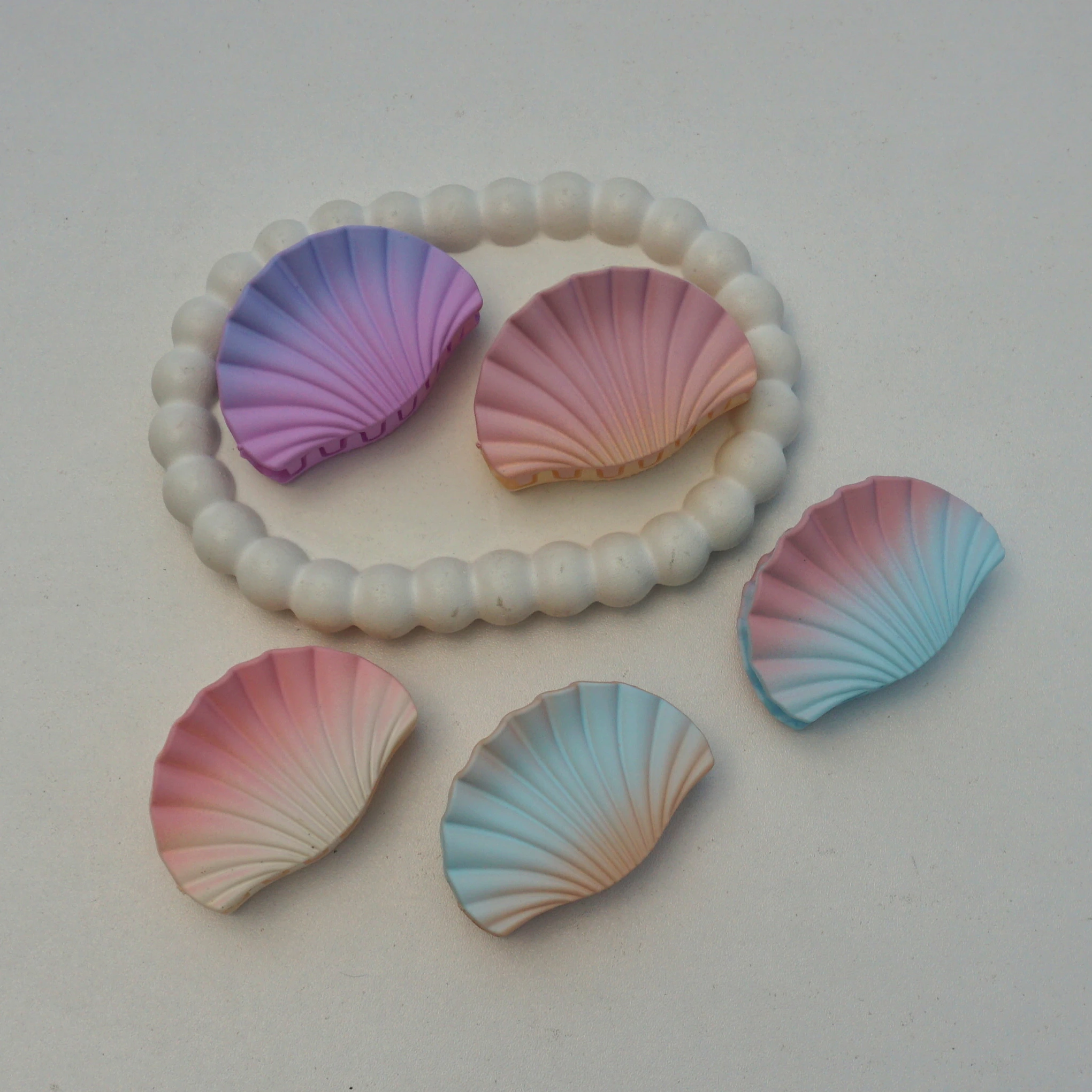 Aesthetic Sea Shell Hair Claws -8