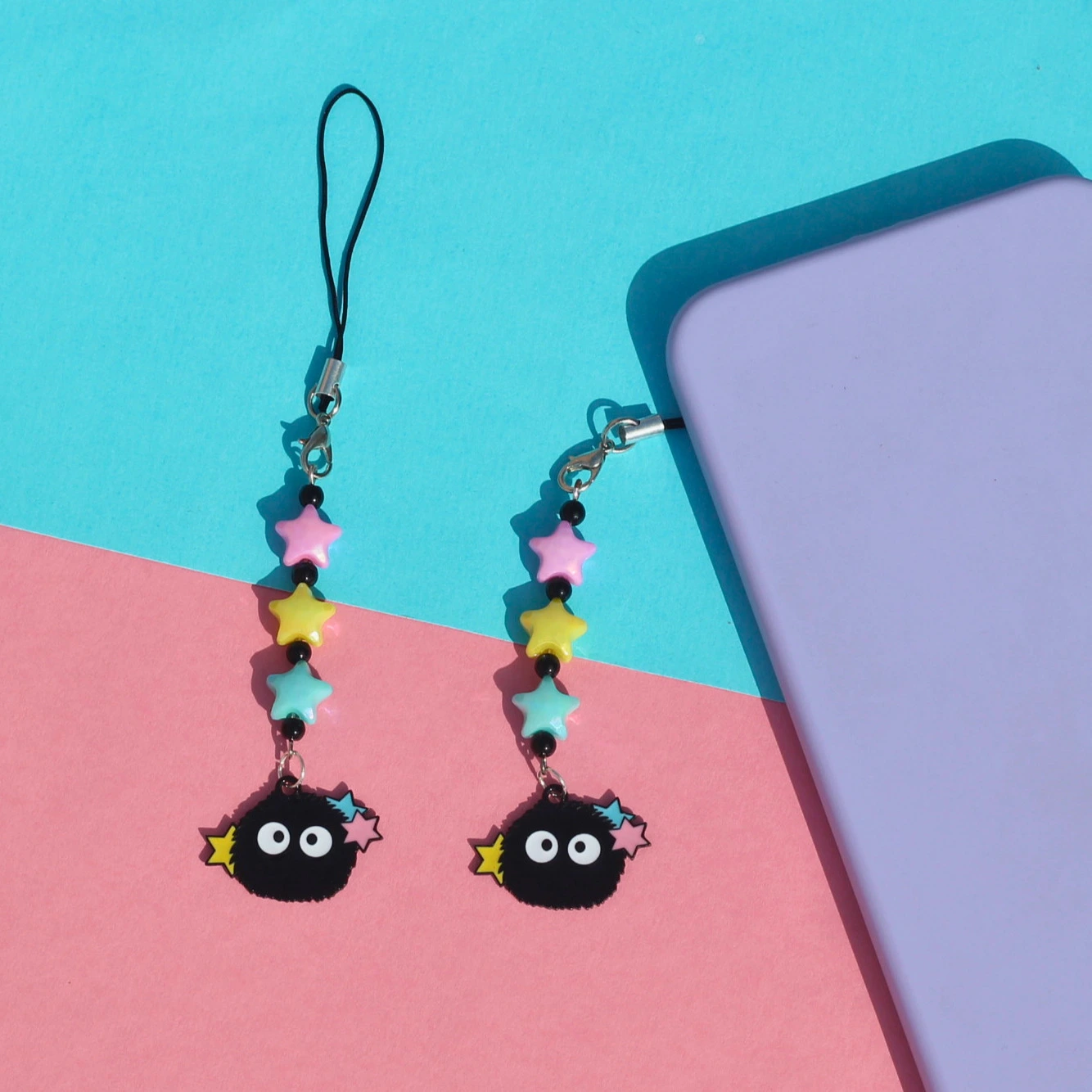 Cute Soot Star Phone Charm -3