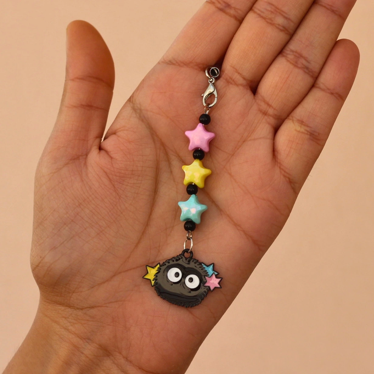Cute Soot Star Phone Charm -4
