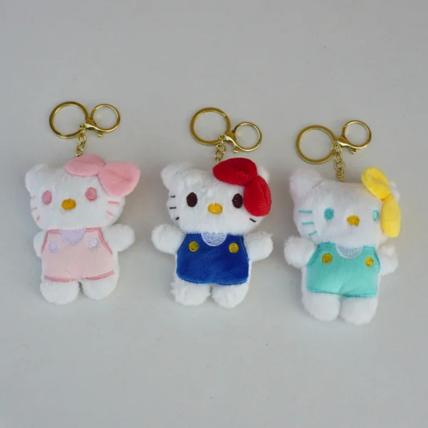 Tiny Pastel Hello Kitty Plushie Keychain-11