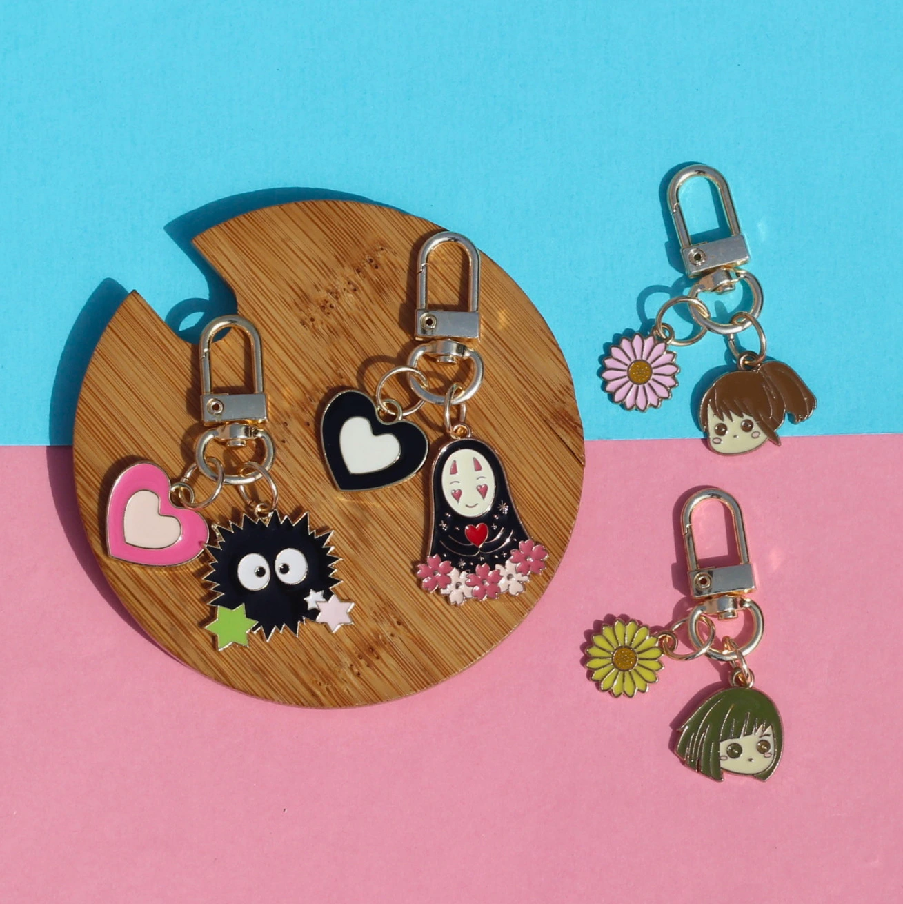 Spirited Away Themed Key Charms -7