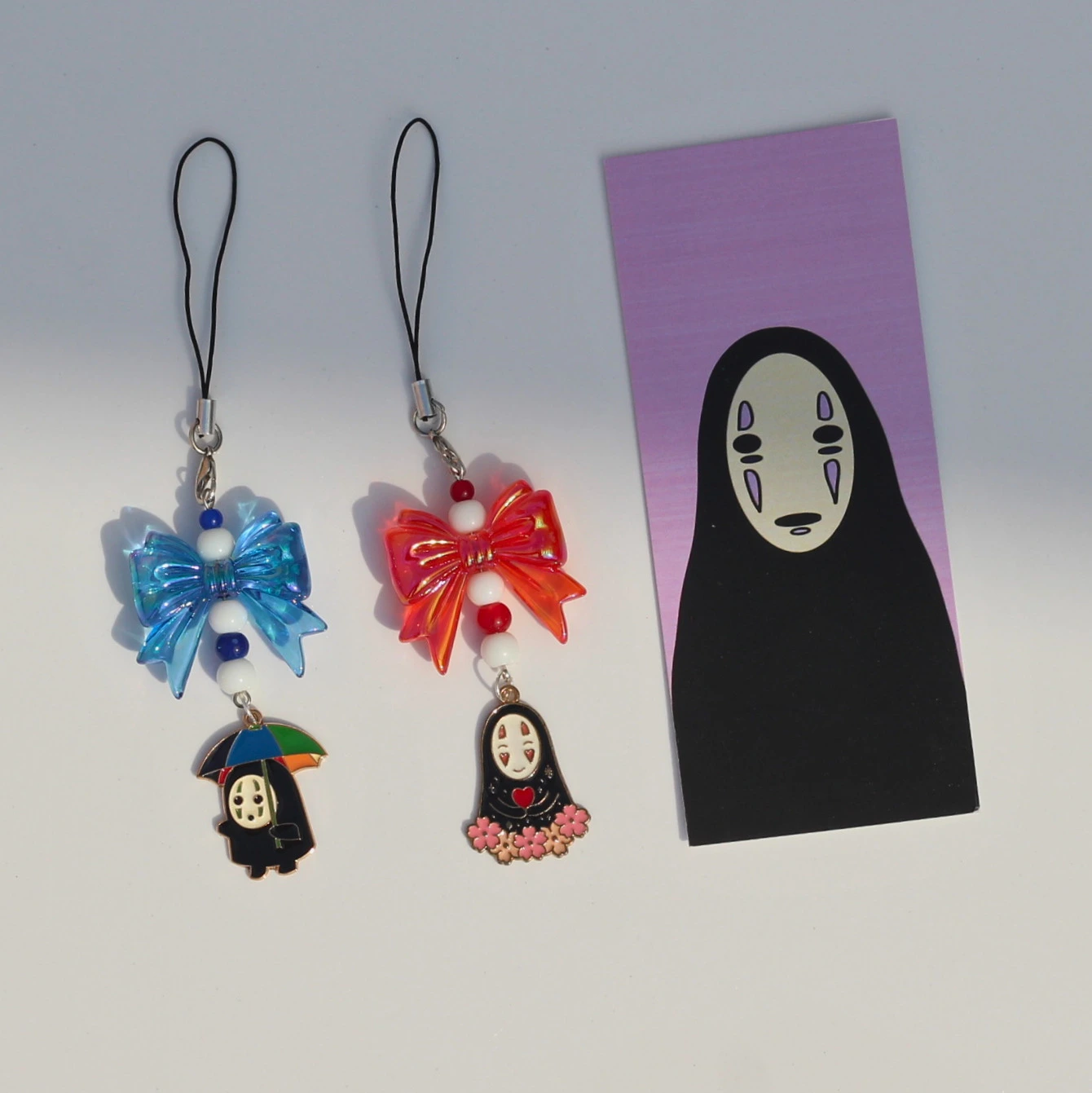 No Face Enamel Phone Charm -10
