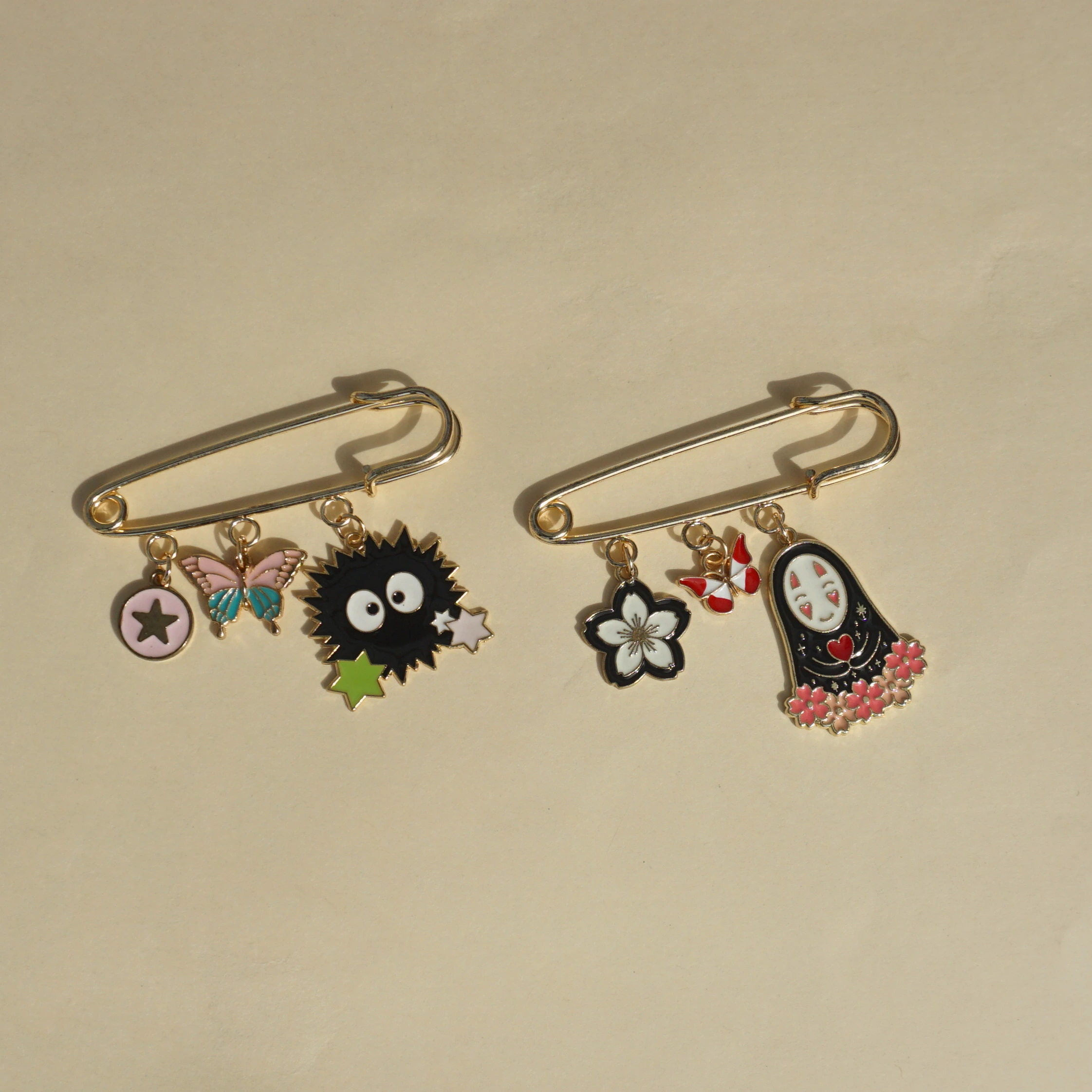 Studio Ghibli Charm Brooch Pins -3