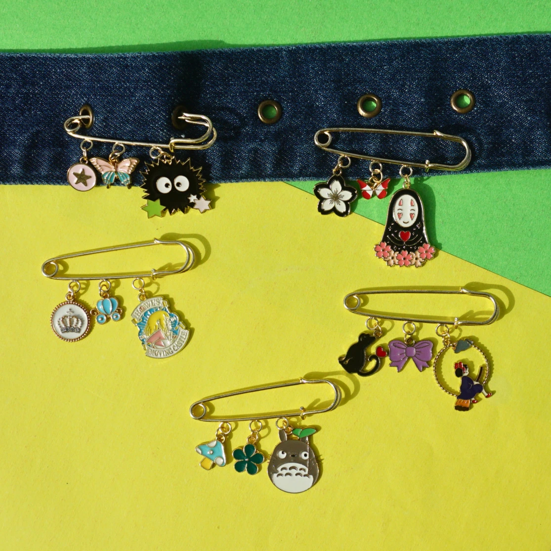 Studio Ghibli Charm Brooch Pins -8
