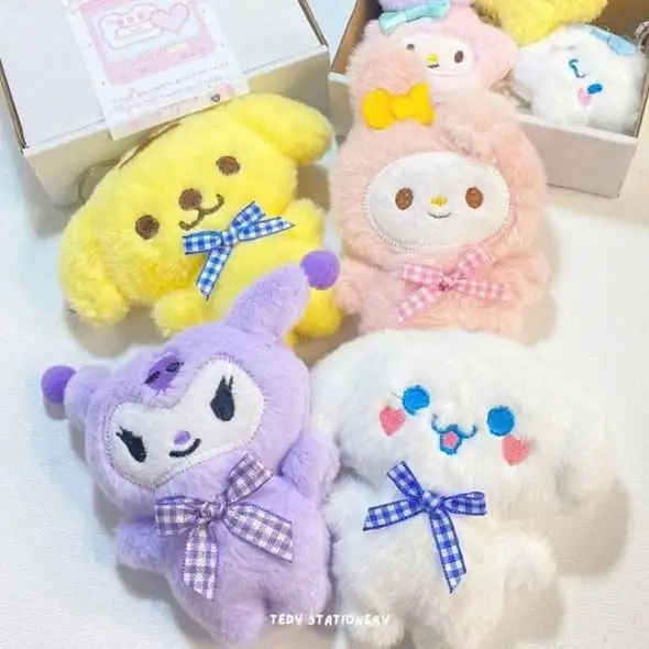 Tiny Sanrio Characters Plush Keychain -1