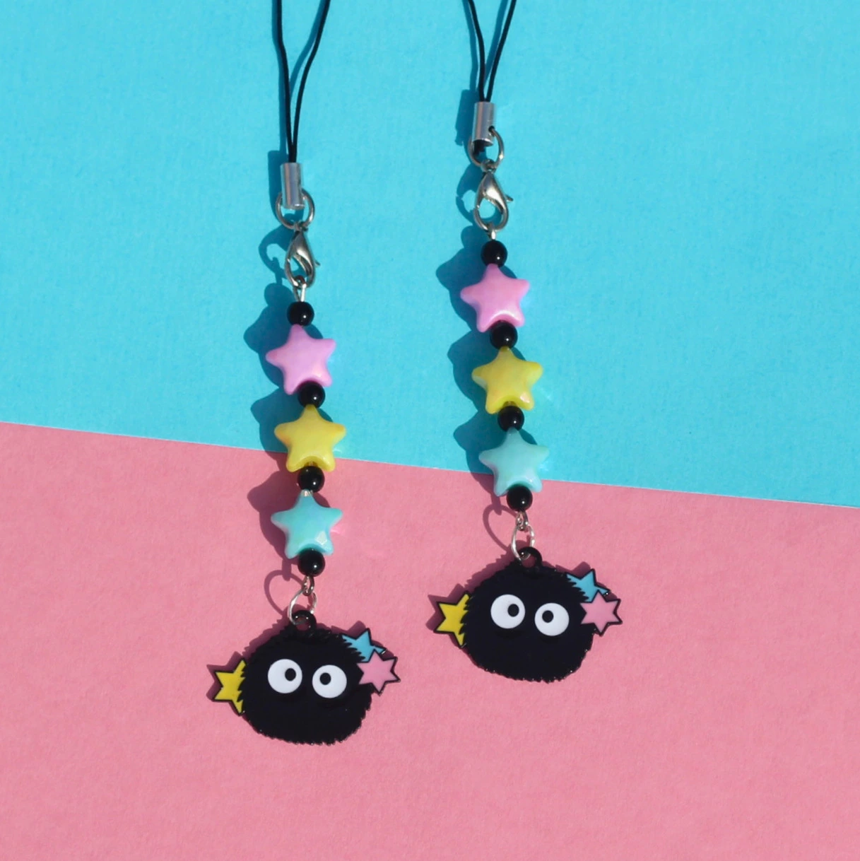 Cute Soot Star Phone Charm -2