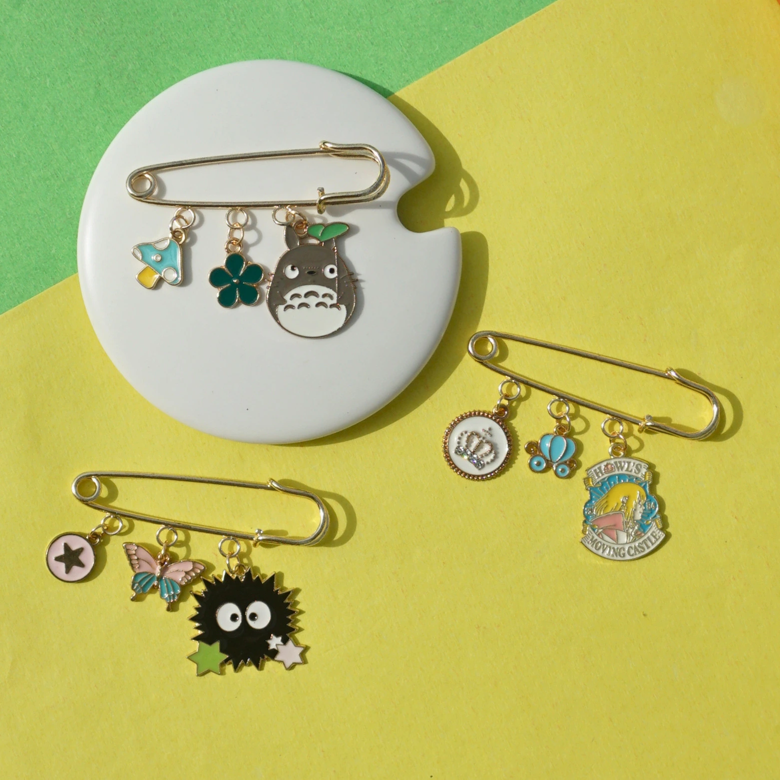 Studio Ghibli Charm Brooch Pins -7