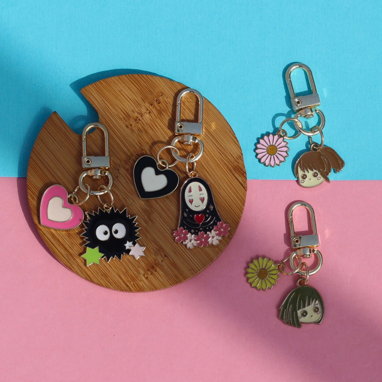 Spirited Away Themed Key Charms -1